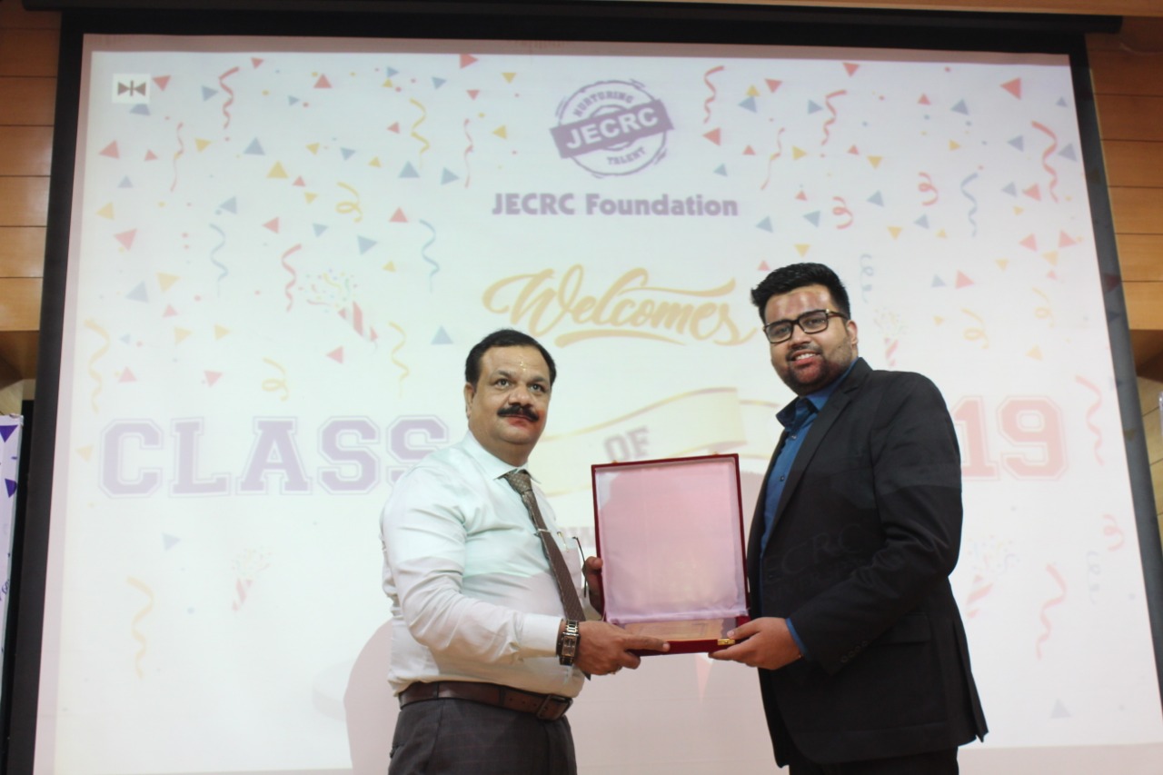 Lume Solar Energy Director, Mr. Ankit Jain received “Distinguished Alumni Award” from JECRC